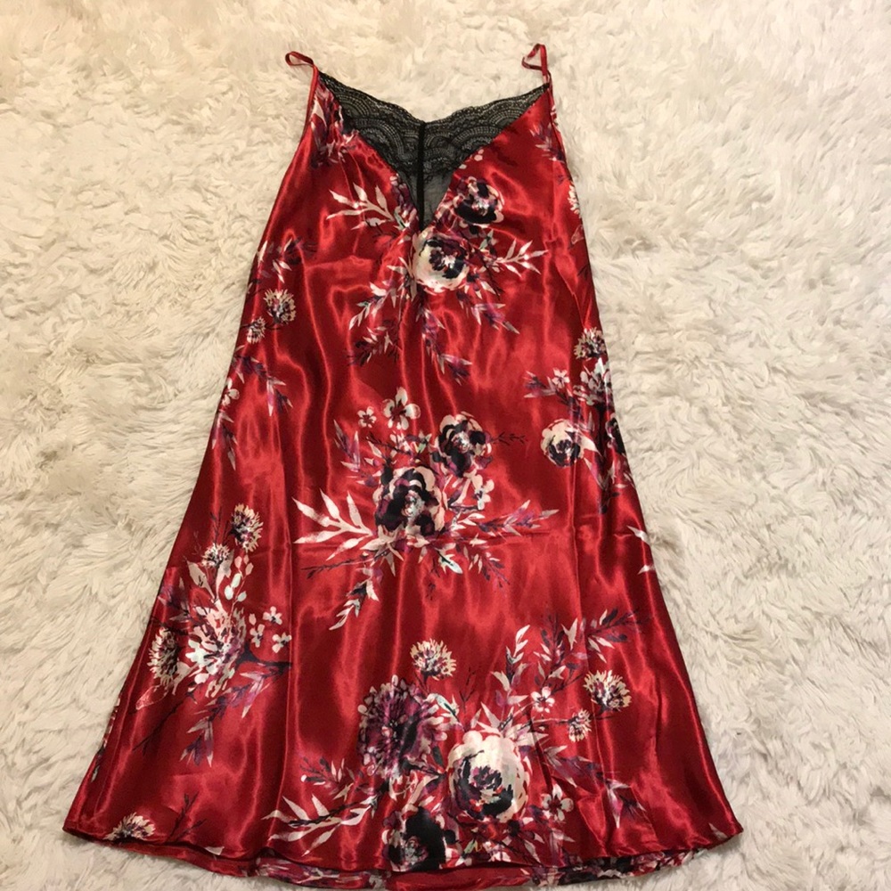 Satin night gown